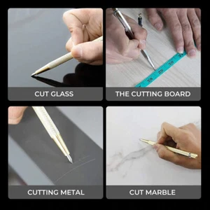 Diamond Glass Cutter Tile Cutting Machine Lettering Pen Scriber Cutting ToAH - Picture 1 of 14
