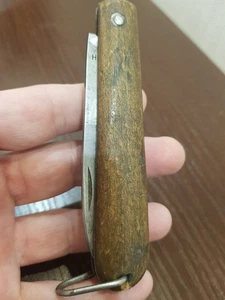 Vintage Gerlach RGMC Folding Knife – Poland 1950s – Wooden Handle - Picture 1 of 14