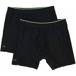 More Mile Performance 2 Pack Mens Running Boxer Shorts Black Underwear - Picture 1 of 1