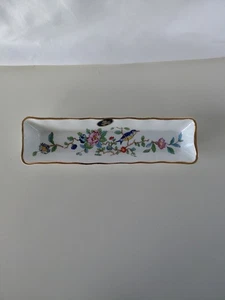 Aynsley Pembroke Bone China Floral Bird Olive Nut Dish England Neu mit Etikett - Bild 1 von 6