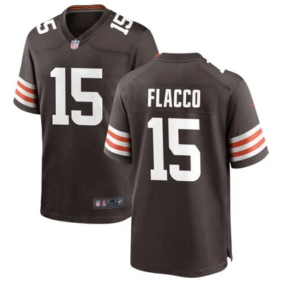 New Nike Cleveland Browns Joe Flacco Game Jersey Home Brown 3XL Genuine Rare - Image 1 of 4