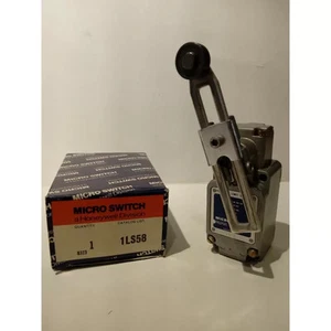HONEYWELL 1LS58 ADJUSTABLE FRONT LEVER END SWITCH WITH WHEEL NY - Picture 1 of 1