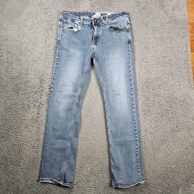 Volcom Solver Modern Straight Jeans Mens 33x30 Blue Denim - Image 1 of 4