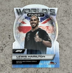 Topps Finest Formula 1 2024 - Lewis Hamilton - World's Finest Die-Cut /74 - F1 - Imagen 1 de 3