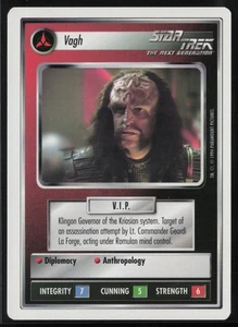 1994 Star Trek CCG 1st Edition Premiere White Border Vagh NM Uncommon - Picture 1 of 2
