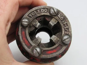 Vintage Toledo No 11 1/2" Pipe Threader Die Head - Picture 1 of 8