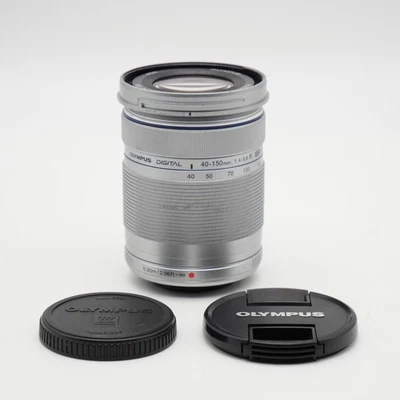EXC - Olympus M.Zuiko Digital Objektiv 40–150 mm f/4,0–5,6 R ED – silber #848 - Bild 1 von 4