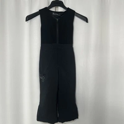 Under Armour Niños Talla 4 Negro Equipo Frío Baberos de Nieve Cremallera Frontal Aro y Lazo Top Foto 1 de 4