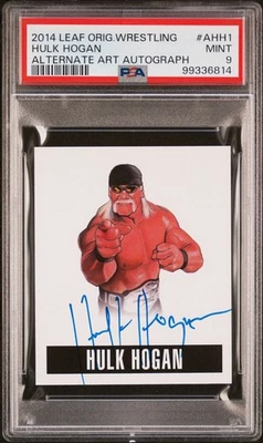 Hulk Hogan 2014 Hoja Originals Lucha en Tarjeta Auto Arte Alternativo PSA 9 #A-HH1 Foto 1 de 2