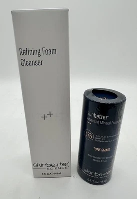 Lote de 2 NUEVO Limpiador en espuma para el cuidado de la piel Skin Better Science y FPS 75 Envío GRATIS Foto 1 de 3
