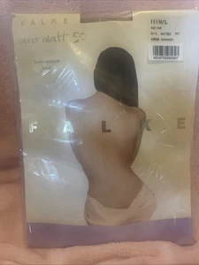 Falke Pure Matt 50 Denier Tights Semi-Opaque M/L Cocoon - Imagen 1 de 4