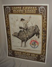 100th Annual Clovis Rodeo 2014 Collectible Memorabilia Poster - Excellent & RARE