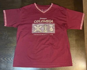 Cartsgena Colombia Tshirt Precolombina Shirt Mikmiz XL Extra Large Black - Picture 1 of 8