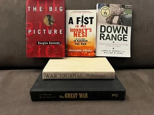Book Lot: Big Picture /A FIST Hornets Nest /Down Range /War Journal /Great War - Picture 1 of 1