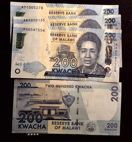 2019 MALAWI 200 KWACHA CIR  BANKNOTE    INV#B10380 Cover