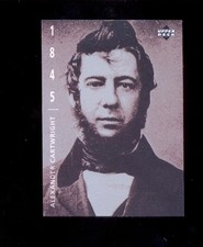 1994 UD ALEXANDER JOY CARTWRIGHT American Epic Ken Burns Baseball Card