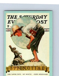 TRADING CARDS 1983 COMIC IMAGES NORMAN ROCKWELL #7 "SPRINGTIME"  NO601 - Picture 1 of 2