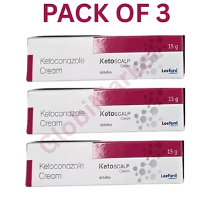 Ke'toscalp Cream for Skin 15 gm (Pack of 3) Free Shipping - Picture 1 of 5