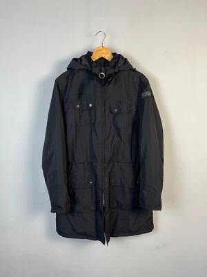 Chaqueta Parka Barbour International Mujer Negra Impermeable Nylon Talla 46 Foto 1 de 4