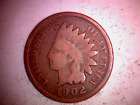 1902 1903 1904 1905 1906 1907 Old Indian Head Pennies Circulated  Et1902p