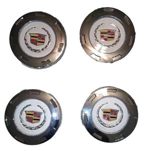 2007-2014 CADILLAC ESCALADE 22" WHEELS CHROME CENTER HUB CAP 4-PC COLOR 9597355 - Bild 1 von 4