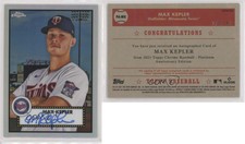 2021 Topps Chrome Platinum Anniversary Refractor /199 Max Kepler #PA-MK Auto
