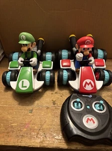 Mario/Luigi Kart 8 Anti Gravity RC Racer Cars Nintendo 2016 JAKKS-1 Remote-Desc - Picture 1 of 16