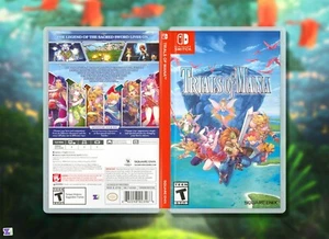 Funda de repuesto Trials of Mana: inserto premium de doble cara para Nintendo Switch - Imagen 1 de 3