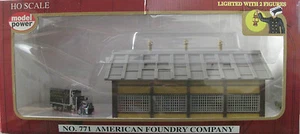 Model Power HO Scale American Foundry Co. Bldg NEW 771 - Picture 1 of 1