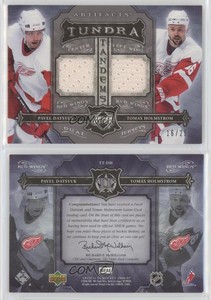 2006-07 Artifacts Tundra Tandems Silver /25 Pavel Datsyuk Tomas Holmstrom #TT-DH