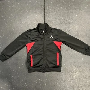 Jordan Toddler Jumpman Warm Up Track Jacket Black Size 4T - Picture 1 of 6