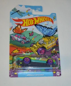 HOT WHEELS 2025 SPRING SERIES 1/5 - MUSCLE SPEEDER GREEN - Picture 1 of 5