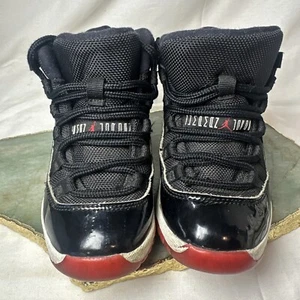 Kids Size 10c - Nike Air Jordan 11 Retro (PS) Playoffs Bred Shoes 378039-061 - Picture 1 of 14
