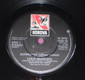 LYDIA MURDOCK - SUPERSTAR (EDITED VERSION) - 7" Single KOROVA LABEL KOW -30 1983 - Picture 1 of 3