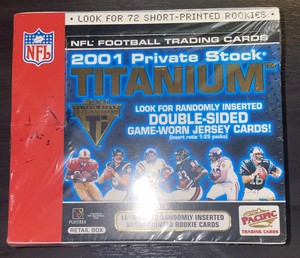 2001 NFL Private Stock Titanium Sealed Hobby Retail Box Pacific