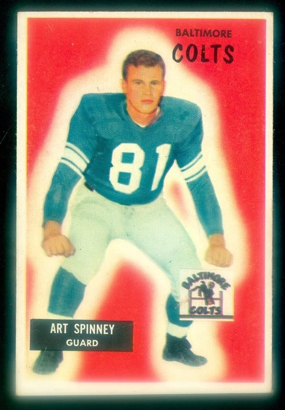 1955 BOWMAN #107 ART SPINNEY EX - Image 1 of 1