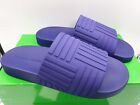 Bottega Veneta men's rubber slides sandals Unicorn purple EU 43 US 10 $520