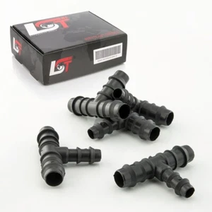 5x Connettore a T Riduttore PE Sistema Irrigazione Irrigazione a Goccia 16x12x16mm - Foto 1 di 7