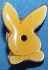 Vintage Yellow Playboy Bunny Lapel Pin