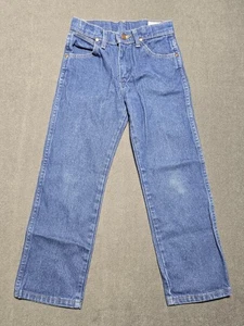 Wrangler Cowboy Cut Western Blue Denim Jeans 1013MWZBP Boys size 8 - Picture 1 of 5