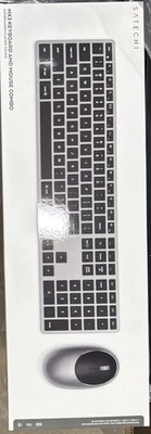 SATECHI MX3 Slim Bluetooth Backlit Keyboard & Mouse Combo w/Numeric Keypad NEW - Image 1 of 2