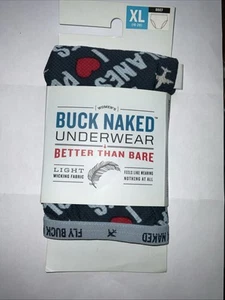 Duluth Trading Women's I LOVE AIRPLANES Buck Naked Underwear Brief XL NEW - Picture 1 of 2