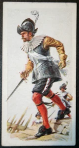 FIRST FOOT GUARDS circa 1680 Grenadier Guards Vintage 1937 Card GE06M - Picture 1 of 1