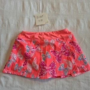 Gymboree Gymgo girls size 7/8 or Medium butterfly skirt with modesty shorts VGUC - Picture 1 of 4