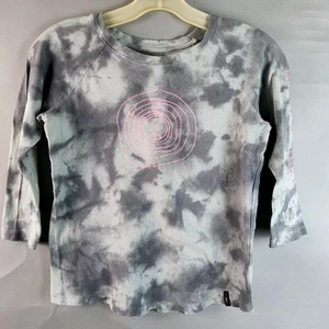 SOLI Kids Sz 9/10 Lng Slv Tee Shirt POWER TO THE PEACEFUL Kidcore Hippiecore - Picture 1 of 6