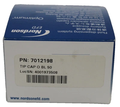 NORDSON 7012198 PUNTA TAPA O NEGRO 50/CAJA NUEVO Foto 1 de 3
