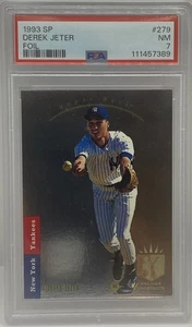 1993 SP Derek Jeter Rookie RC Foil #279 PSA 7 Near Mint HOF New York Yankees  - Picture 1 of 2