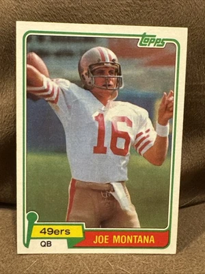 1981 Topps - Joe Montana #216 (RC) Foto 1 de 4