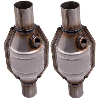 2 x Universal Catalytic Converters 2" Inlet/Outlet 13" Overlength 53004,93241 - Image 1 of 4