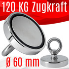 Neodym Bergemagnet Magnetangeln Angel Magnete 80 Kg bis 600 Kg Topfmagnet Öse